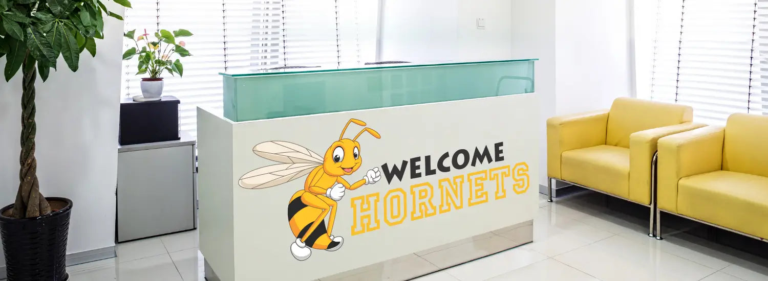 School Administrative Offices Wall & Window Decals, Murals and Signs to welcome students and guests to your educational facility.