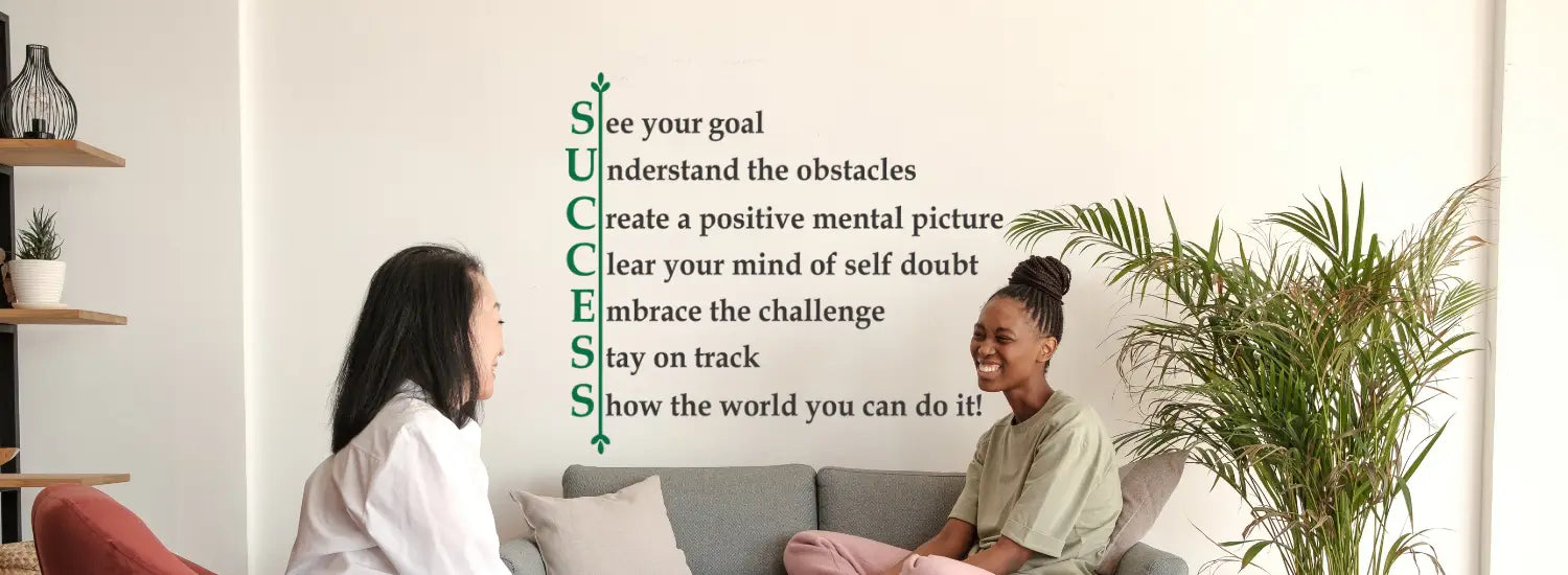 School and Educational Facility Counseling Office Decor and Inspirational Wall Decals and Murals to boost student morale and confidence while displaying school spirit on your walls.