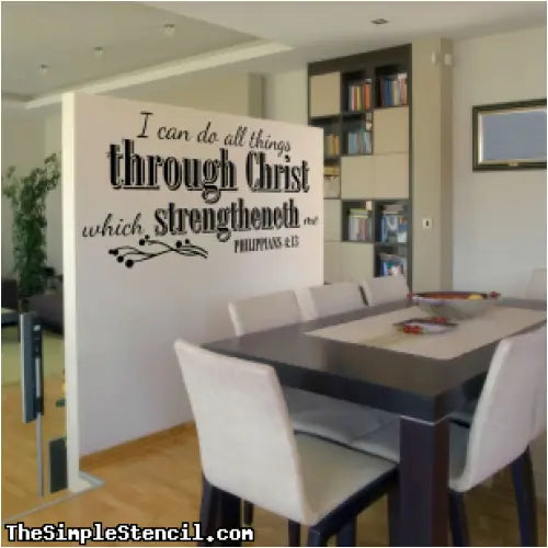 I Can Do All Things Through Christ | Christian Wall Art