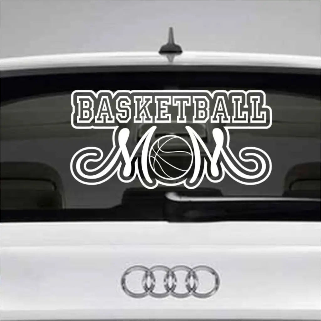 Basketball Mom Peel and Stick Vinyl Decal Gift Ideas For Team Moms
