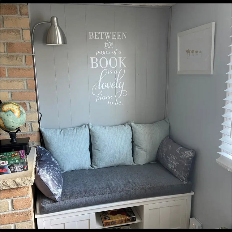 Between The Pages Of A Book | Wall Decal Library Decor
