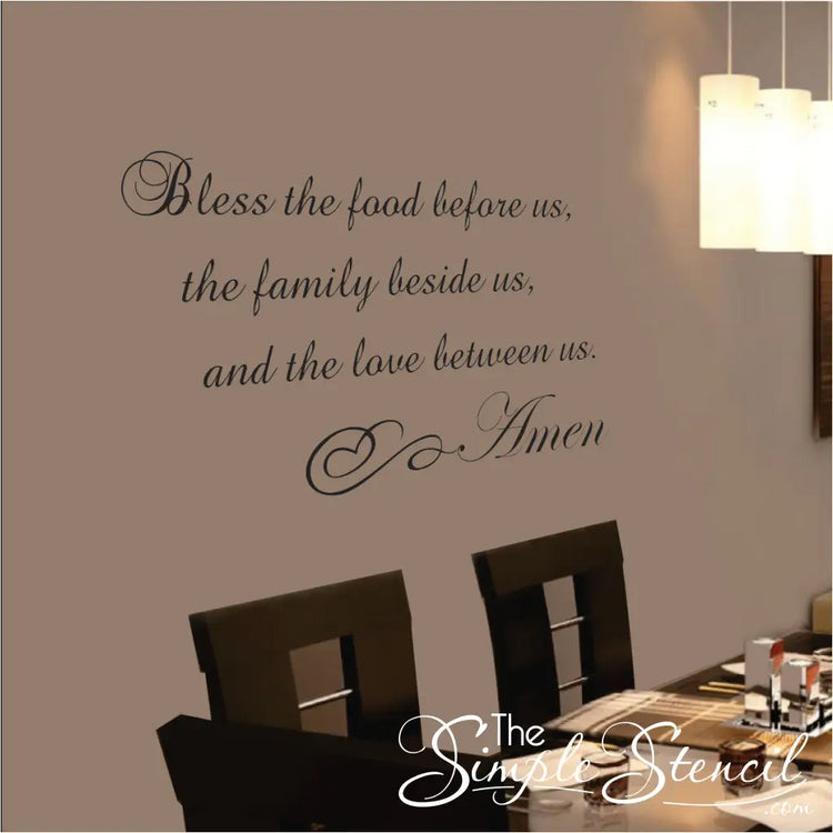 Bless The Food Before Us...