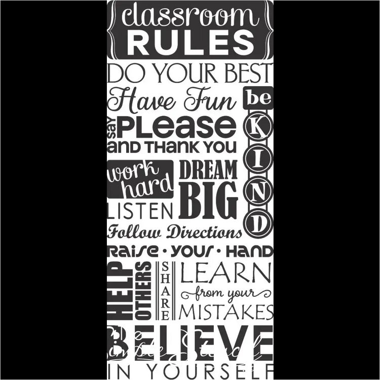 Classroom Rules Ii Wall Decal Sticker Sign