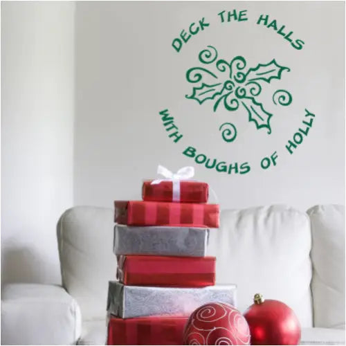 Deck The Halls Holly Circle
