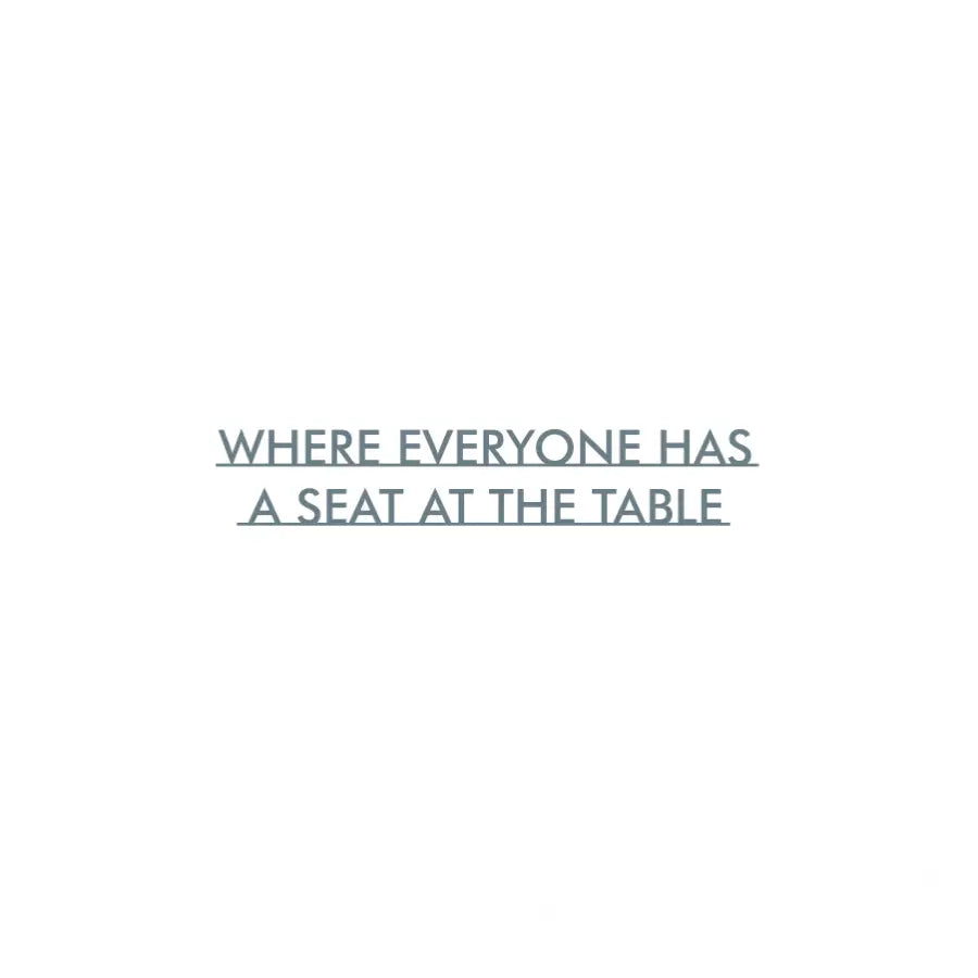 Dining Room Wall Decal - Where Everyone Has A Seat At The Table