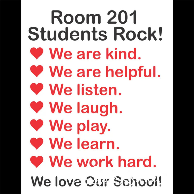 Elementary Classroom Wall Decal Sticker