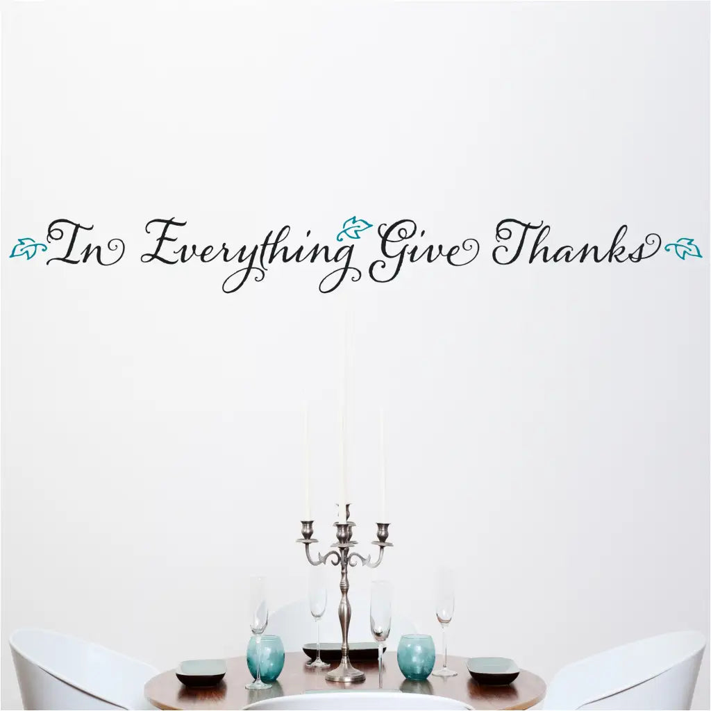 In Everything Give Thanks