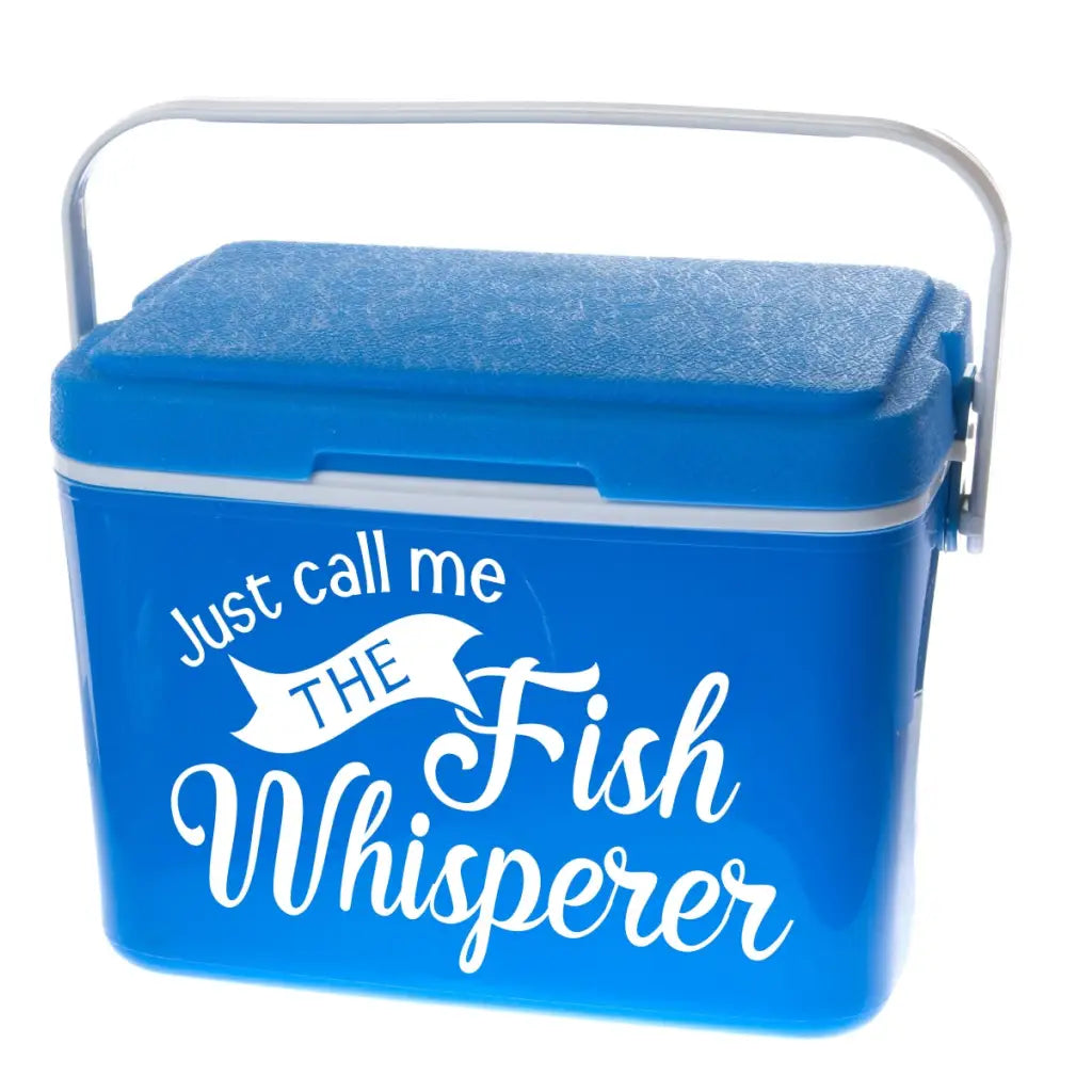Just call me the fish whisperer - A removable vinyl wall (or cooler) quote makes a great gift for wall decor for a lake home.