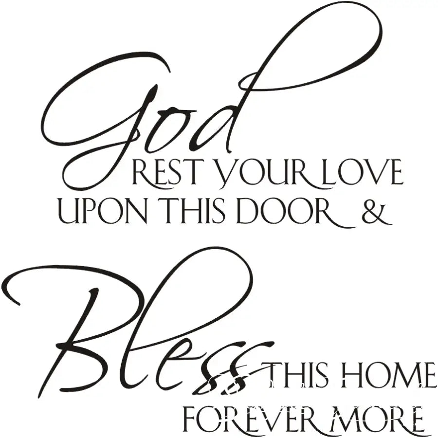 God Rest Your Love Upon This Door...