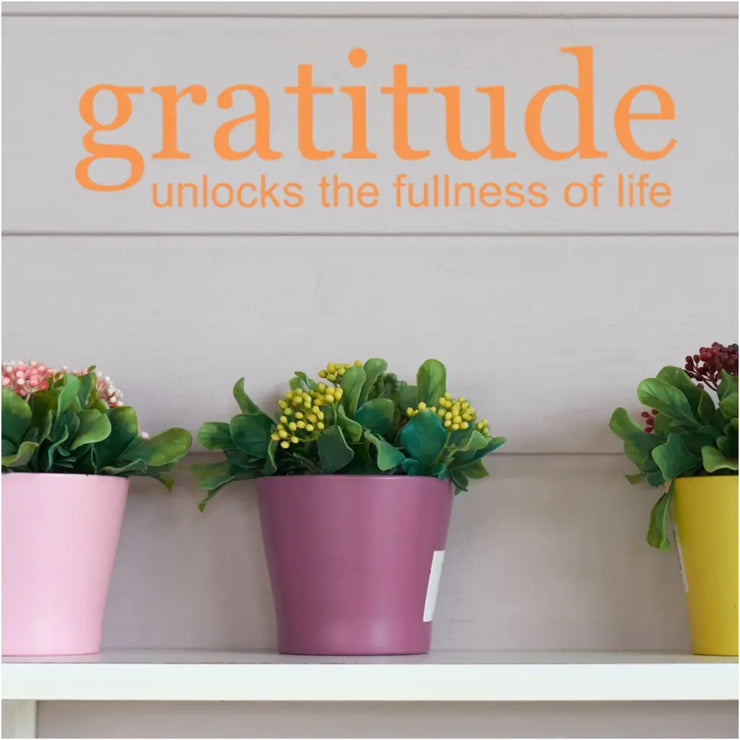 Gratitude Unlocks The Fullness Of Life