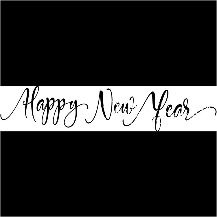 Happy New Year Wall Or Window Decal Sticker