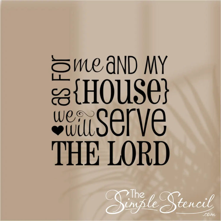 Close-up of the Bible verse wall decal on a white wall