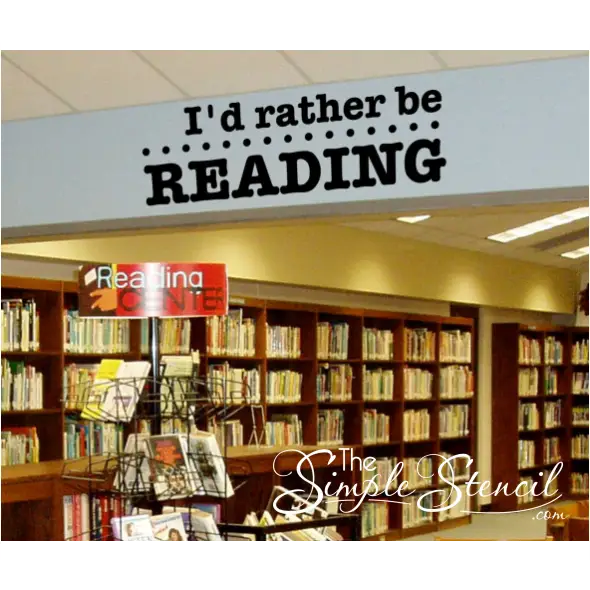 Id Rather Be Reading
