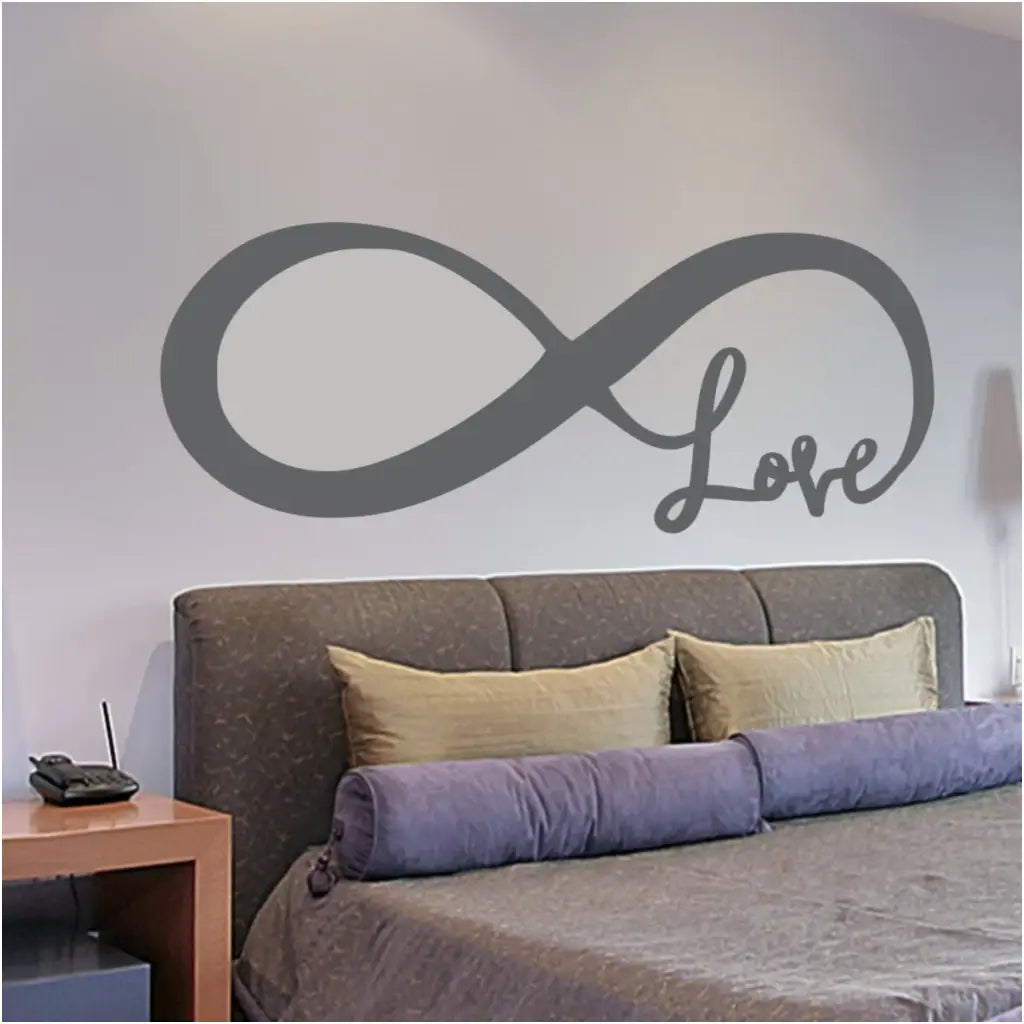 Infinity Love Symbol | Romantic Wall Art For Weddings Anniversary Or Master Bedroom