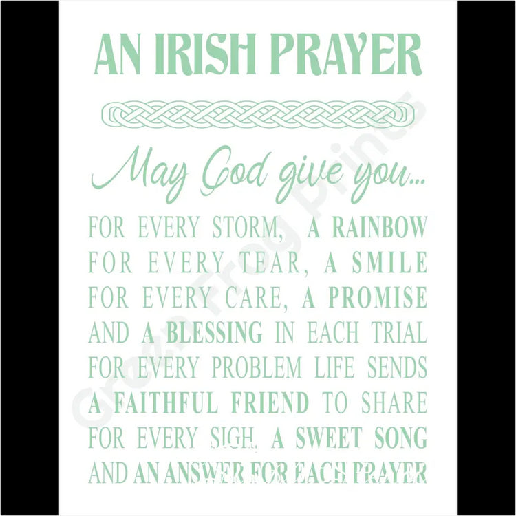 An Irish Prayer | Beautiful Ireland Inspired Home Decor
