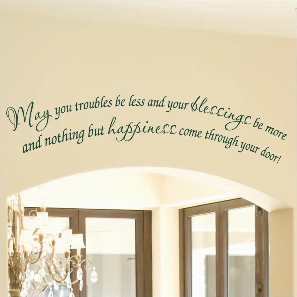 Irish Proverb Doorway Wall Quote
