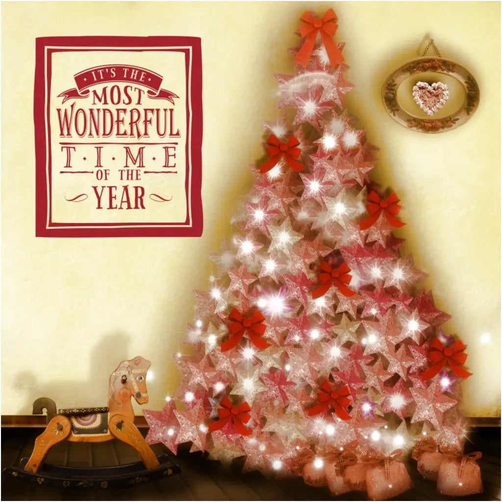 Its The Most Wonderful Time Of Year Framed Wall Decal