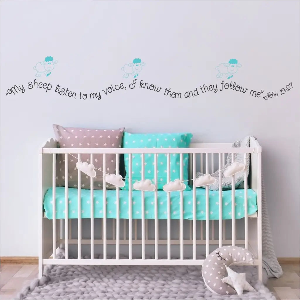 John 10:27 Sheep Follow Me Bible Verse