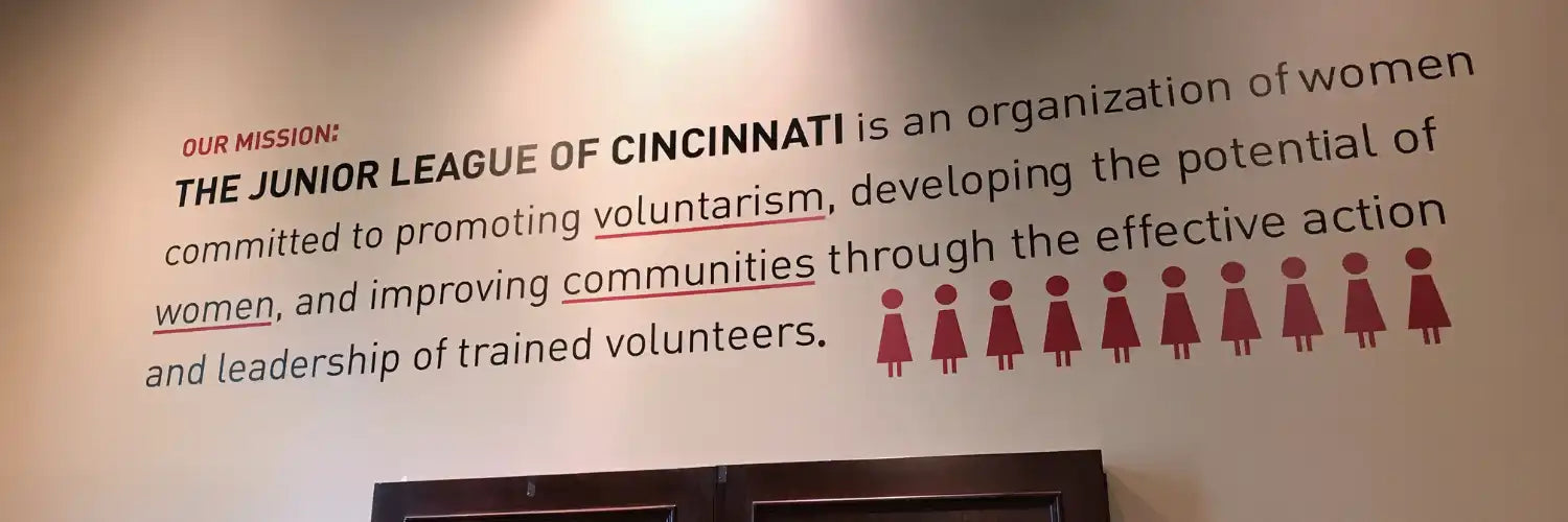 Send your mission, vision, etc. to us and let our design team turn your business mission or vision statement into a beautiful wall display that is easy to apply, looks painted on walls but is removable when you're ready for a change!