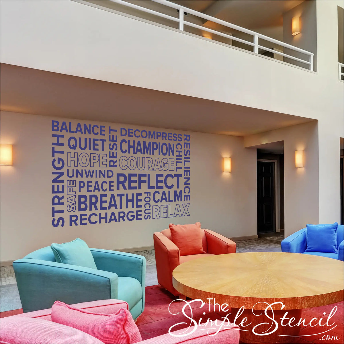 Supwhd Positive Affirmations - Decorazione da parete con Supwhd Positive Affirmations - Decorazione da parete con