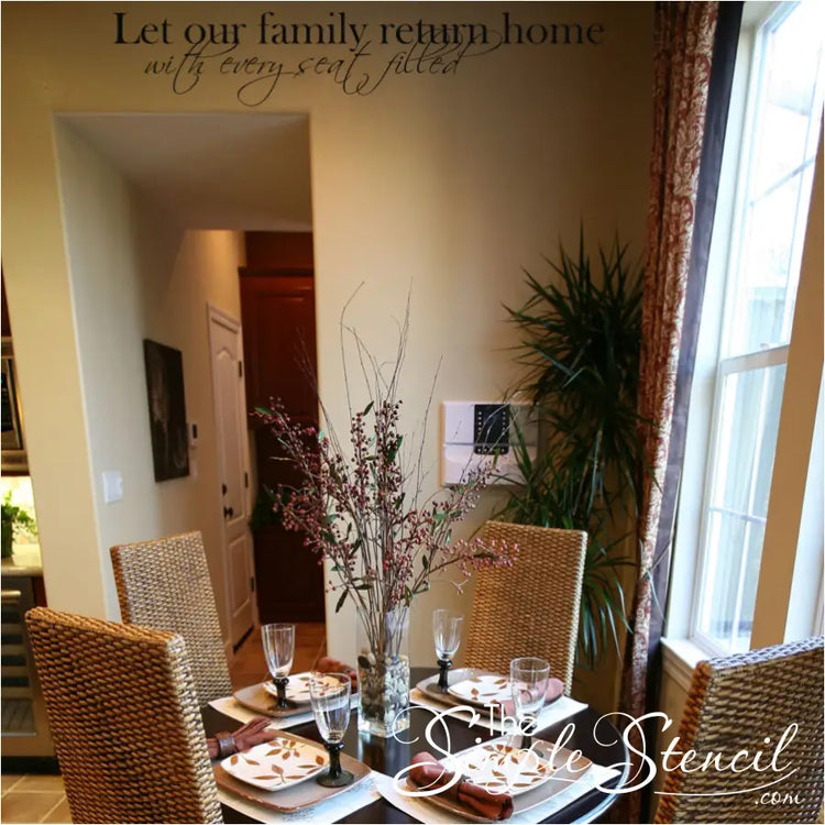 Let Our Family Return Home...etc