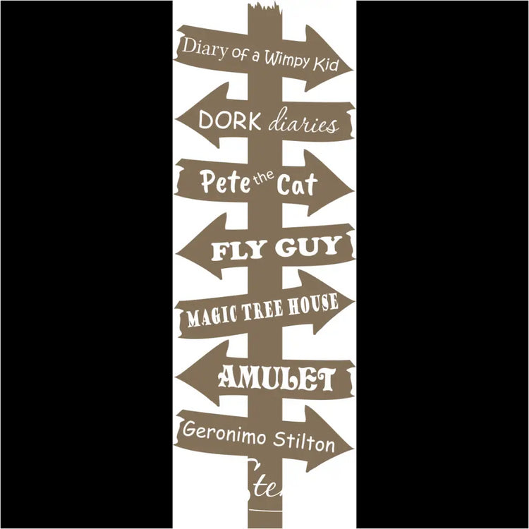 Library Book Destination Sign 2