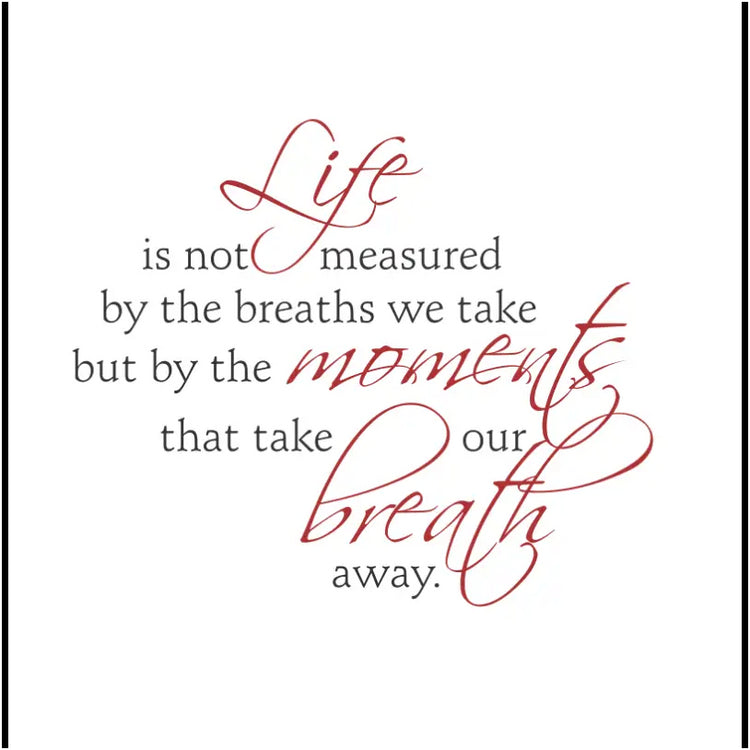 Life Is Measured... Ii