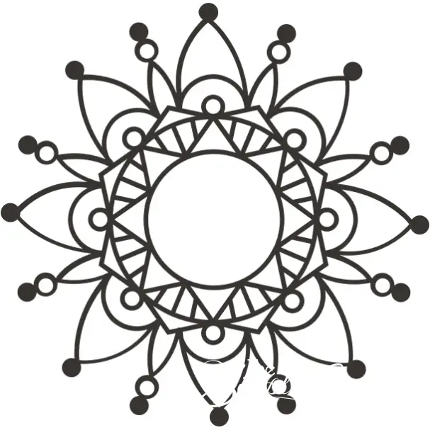 Mandala Wall Decal 4