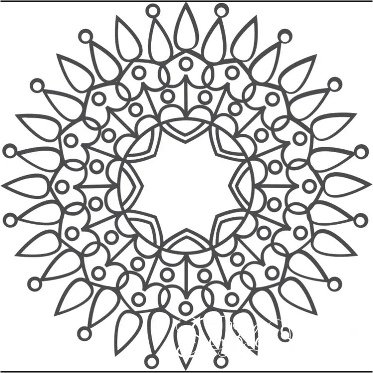Mandala Wall Decal 7