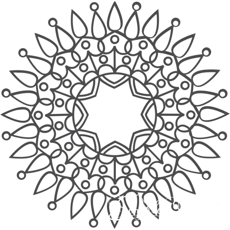 Mandala Wall Decal 7