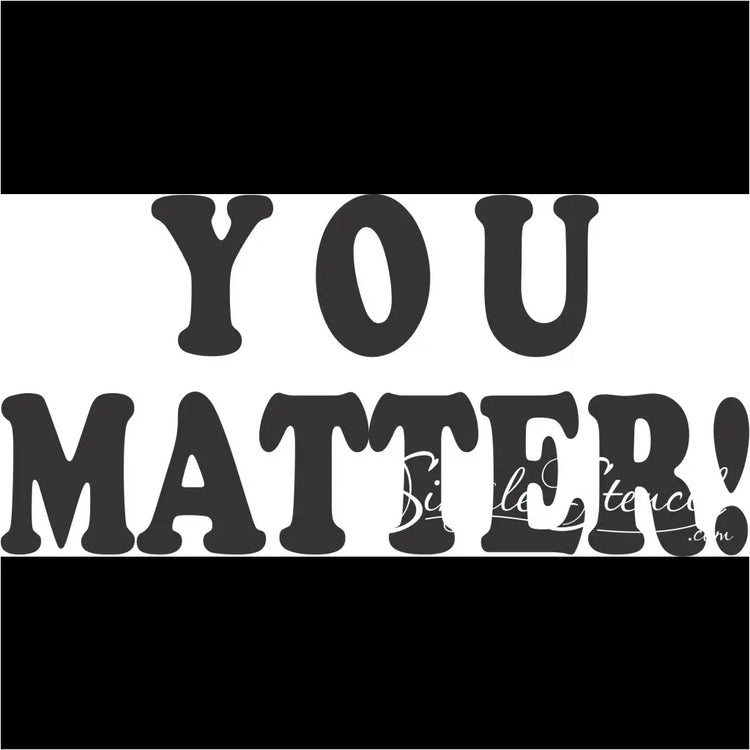 You Matter | School Wall Clock Creative Display Classroom Decor