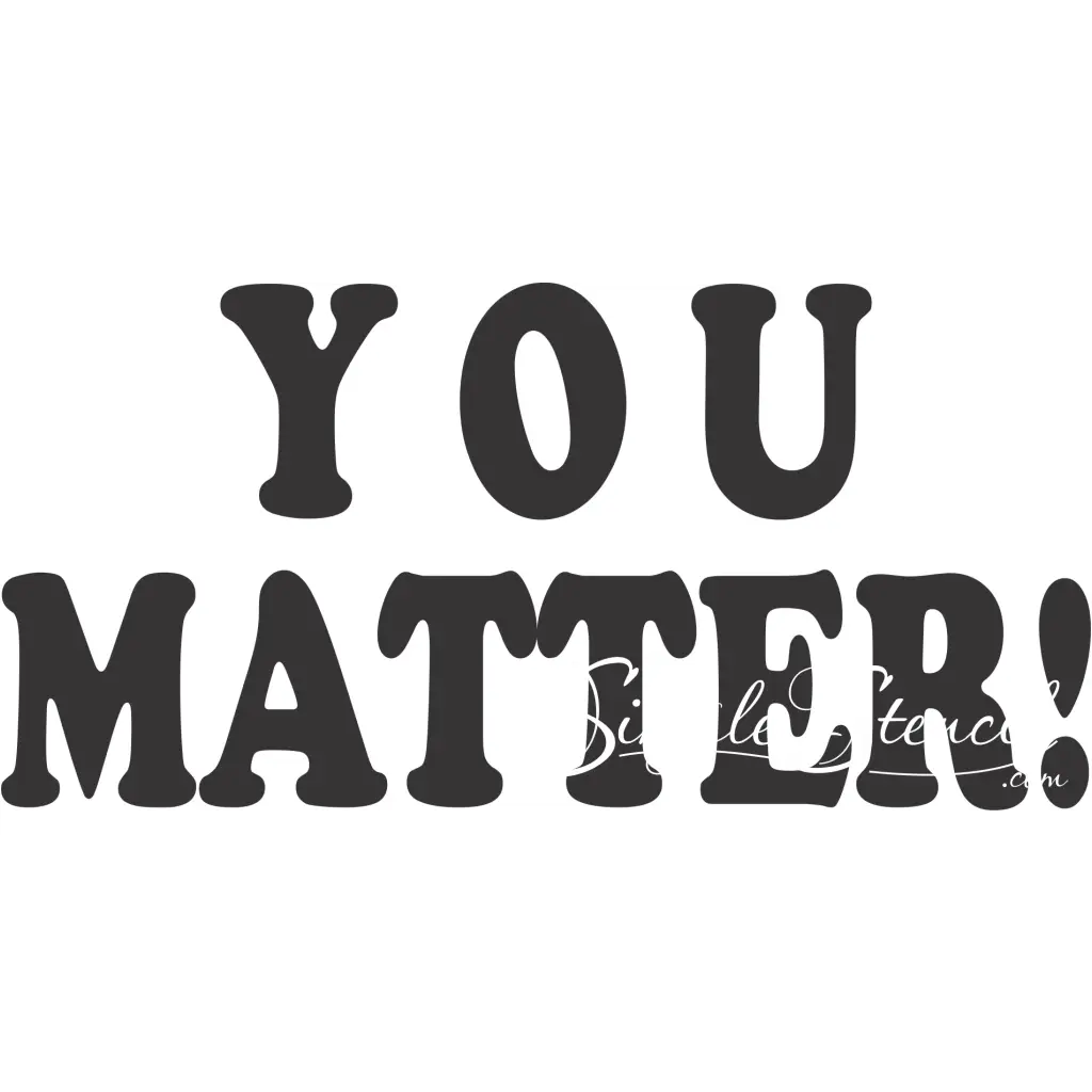 You Matter | School Wall Clock Creative Display Classroom Decor
