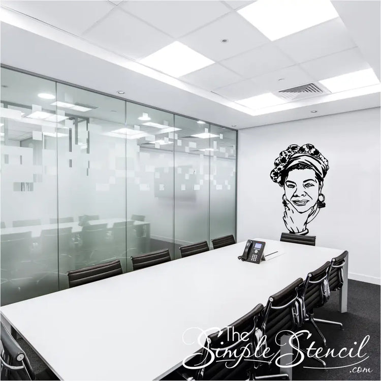 Maya Angelou Silhouette Wall Decal