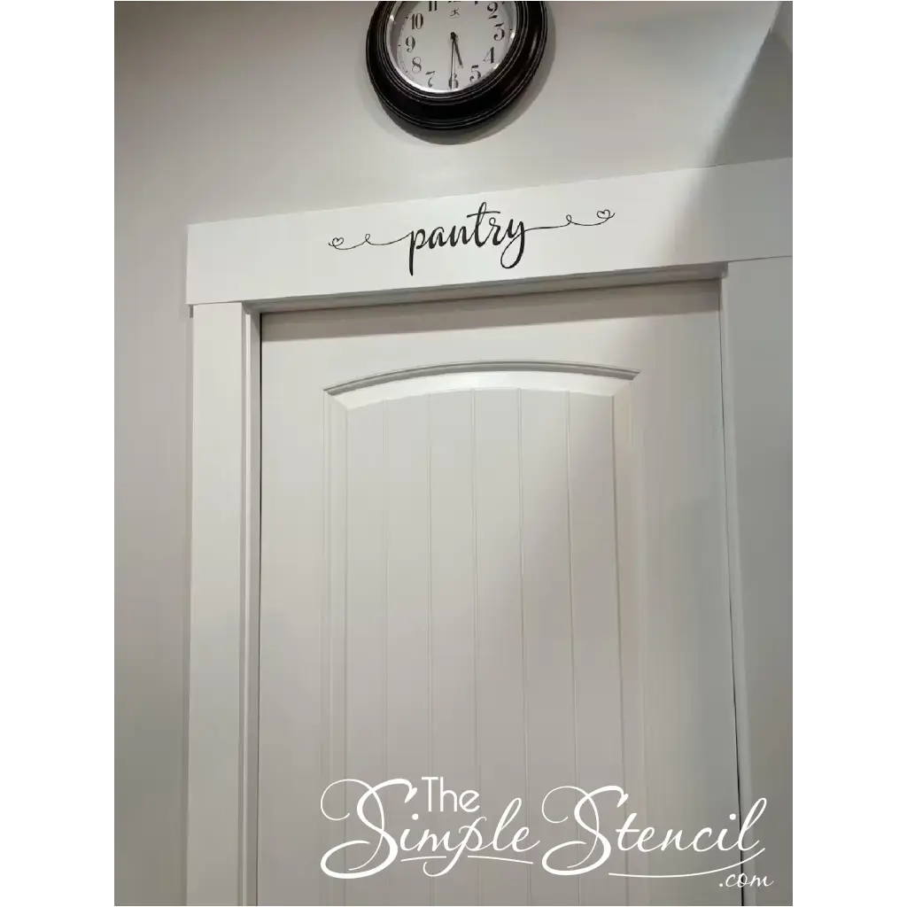 Pantry FarmHouse Style Door Decal