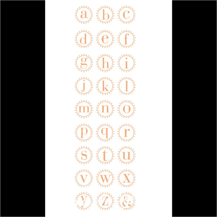 Polka Dot Monogram Decal