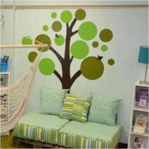 Polka Dot Tree Decal | Large Wall