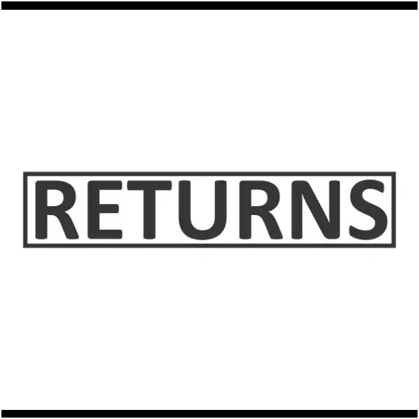 Returns - Library Book Return Sign Decal