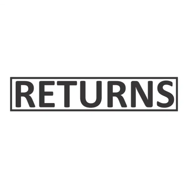 Returns - Library Book Return Sign Decal