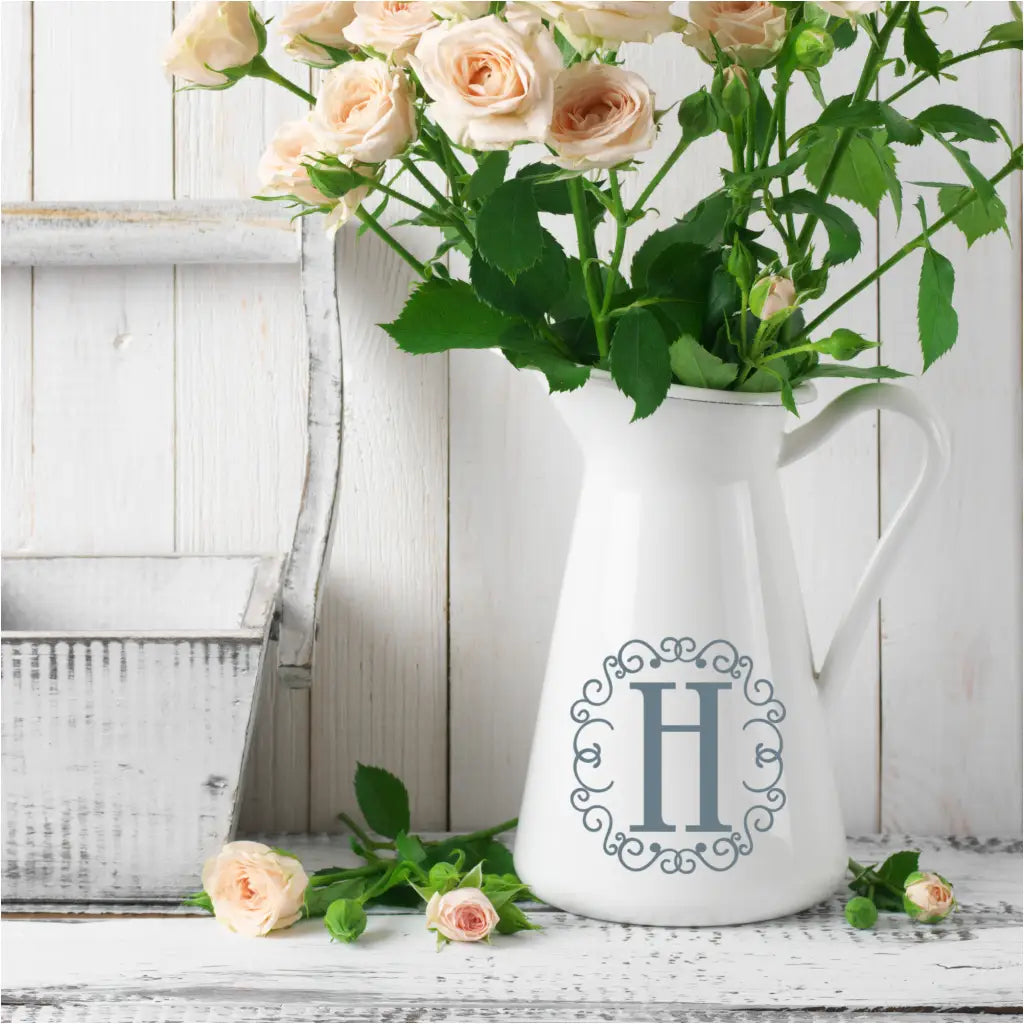 Romantic Flourish Initial Wall Monogram