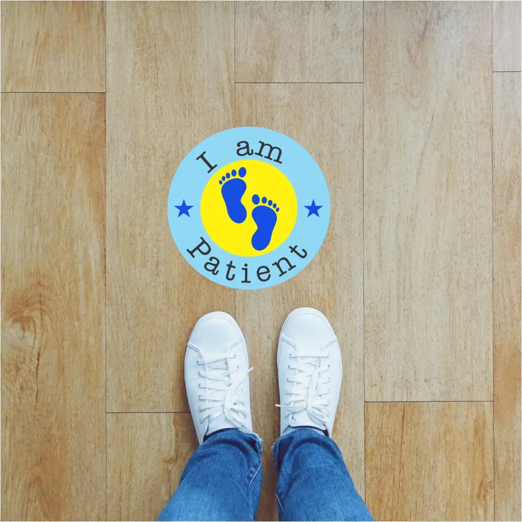 Set Of 15 Elementary School Social Distancing Floor Decals