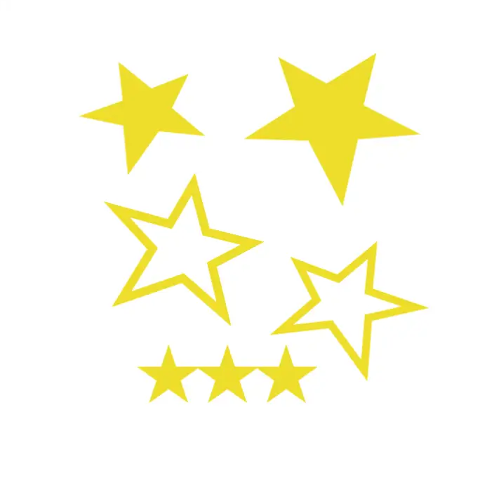 Set Of Various Stars