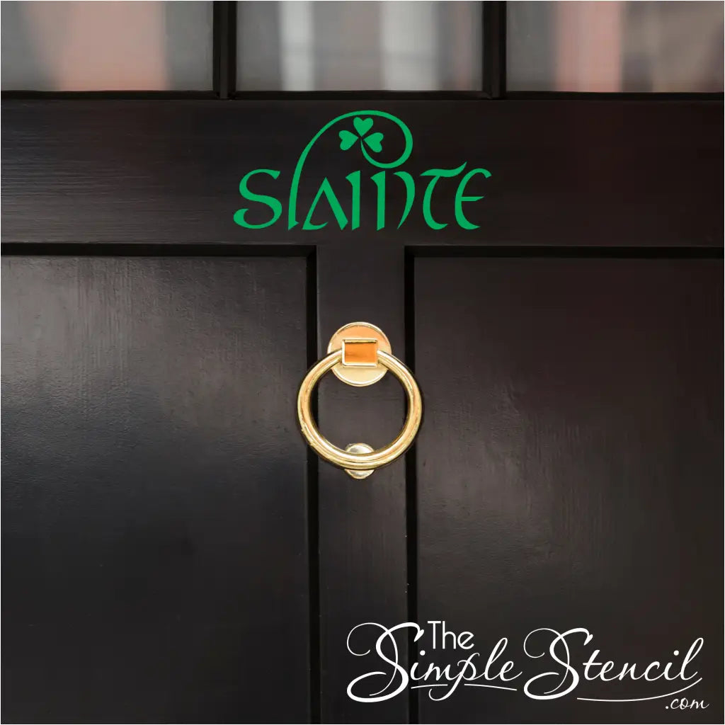 Sláinte - Irish Wall Decal For Home Bar Or Pub & Garden > Decor Decals