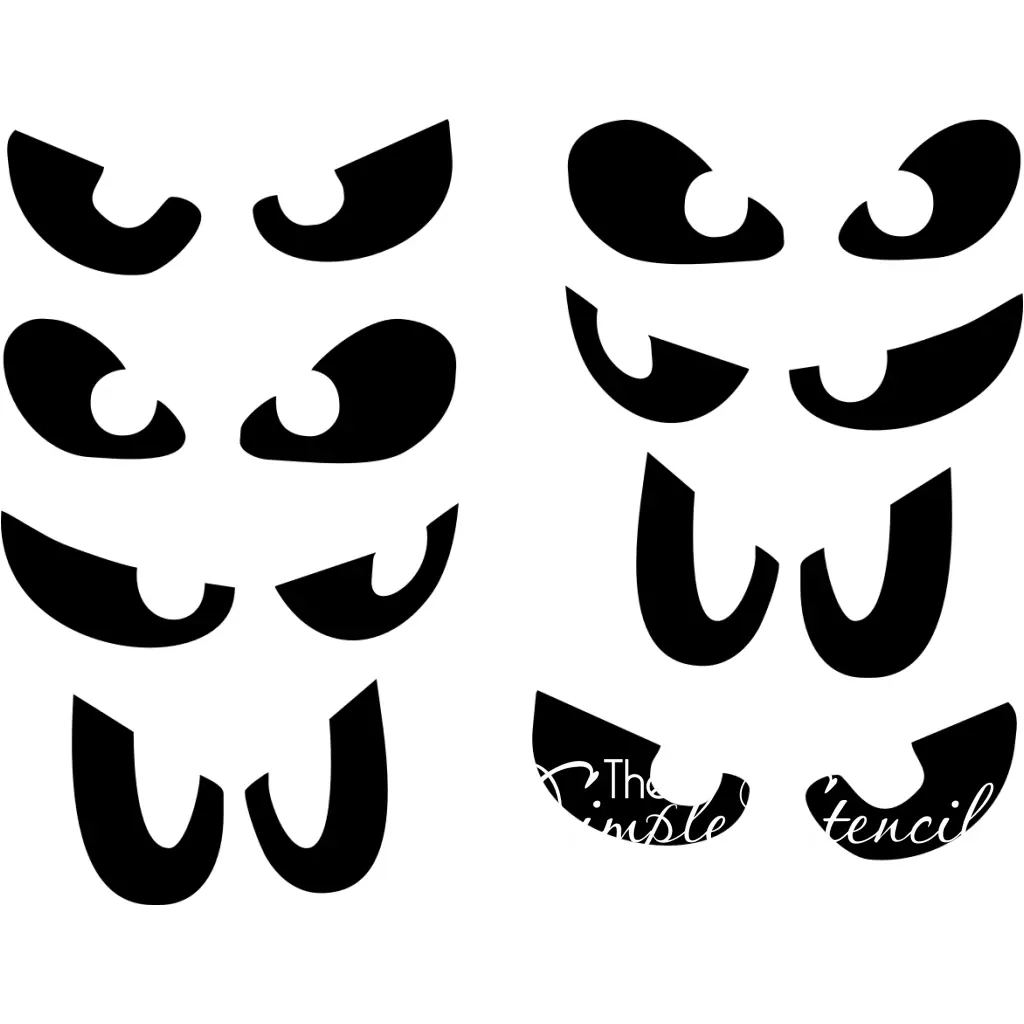 Spooky Window Eyes Halloween Decals – The Simple Stencil spooky-window-eyes-halloween-decals-the-simple-stencil