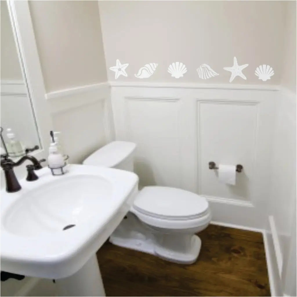 Starfish And Shells Wall Decal Pack