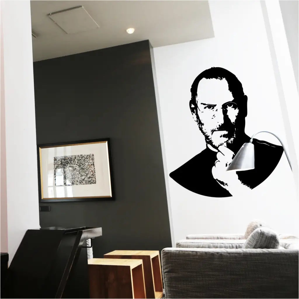 Steve Jobs Silhouette Wall Art