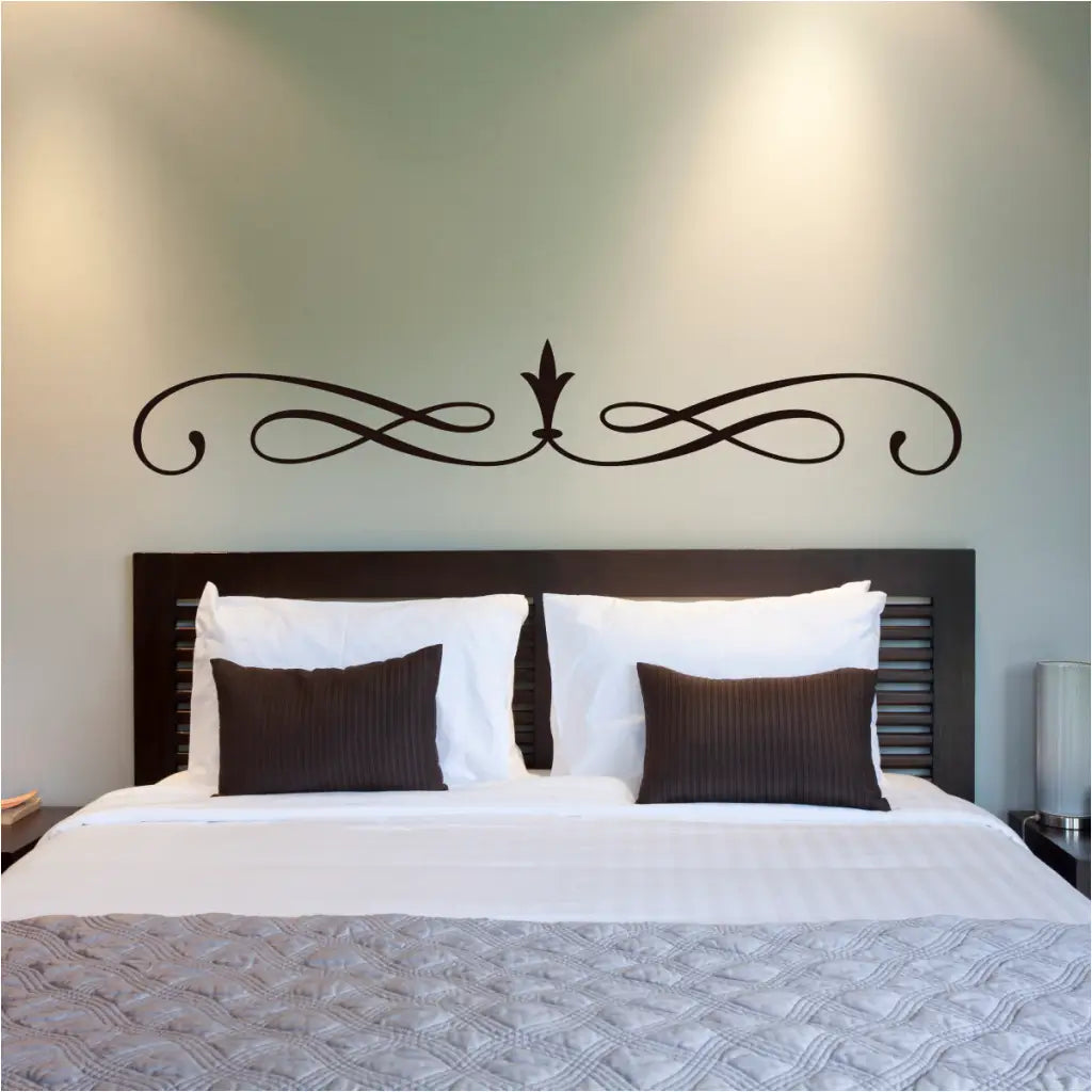 Swirly Scroll Bracket | Cut Vinyl Decal