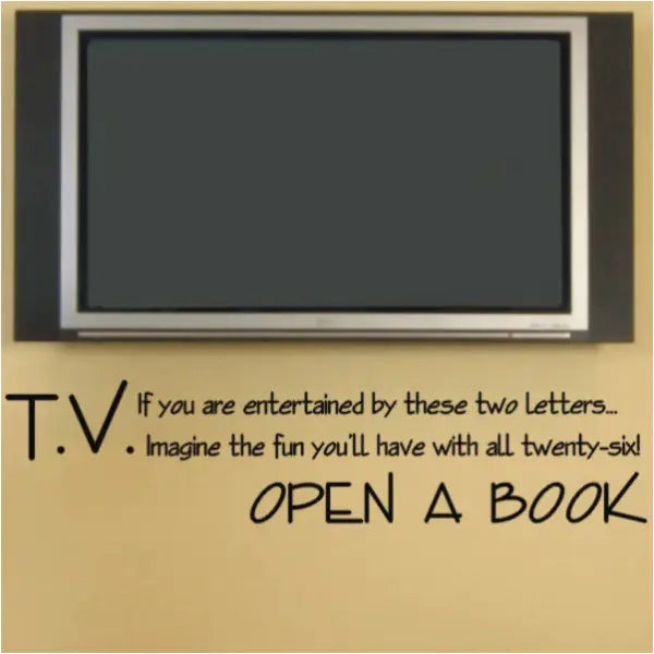 T.v. - Open A Book