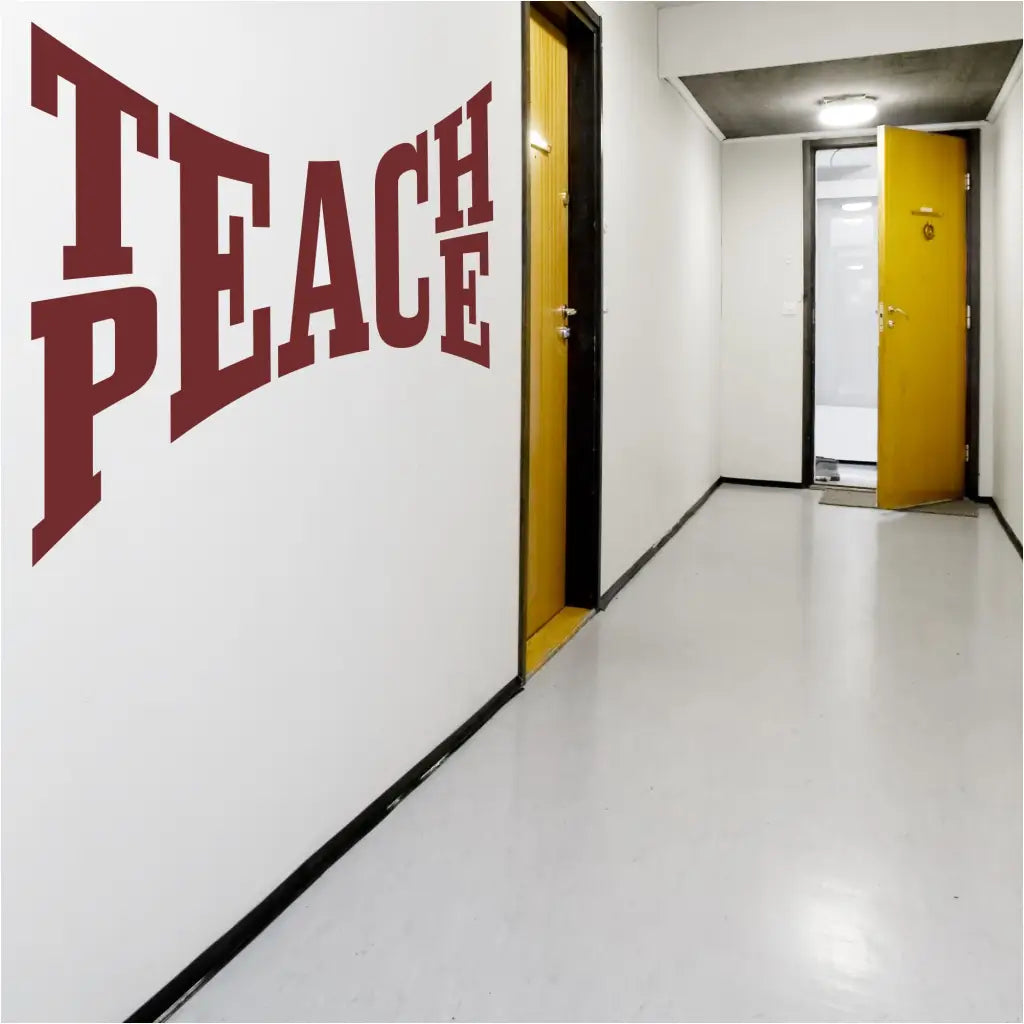 Teach Peace | Wall Decal Sticker