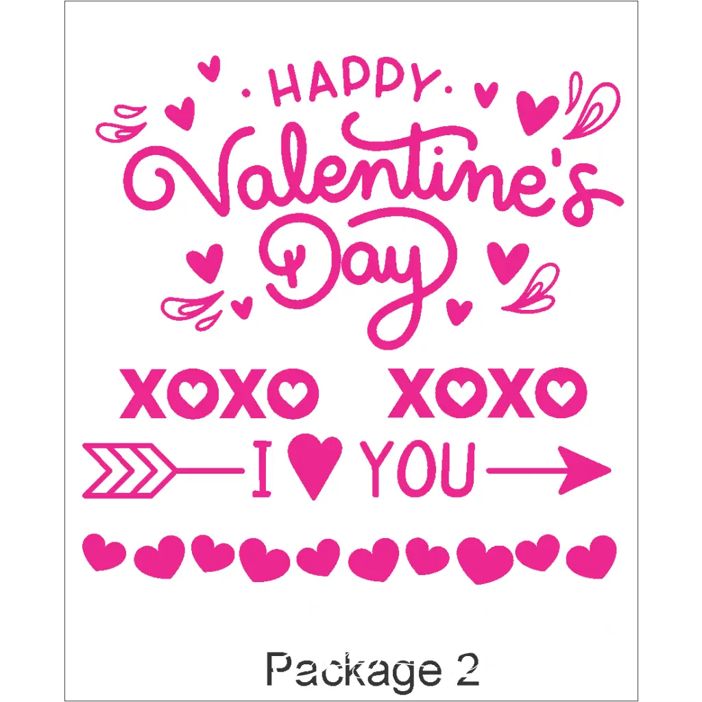 Affordable Valentine's Day decorations for store windows | Removable vinyl decals | Professional look