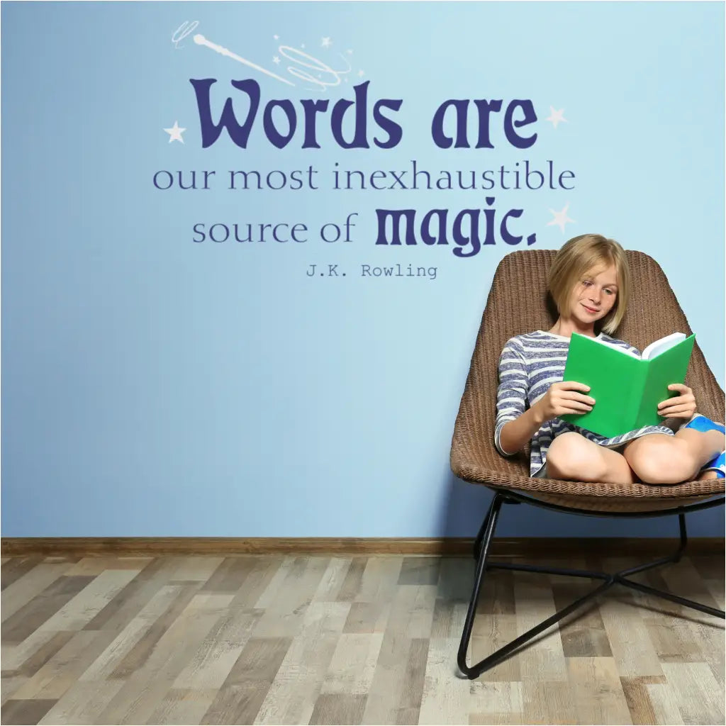 Words Are Our Most Inexhaustible Source Of Magic. Jk Rowling Quote